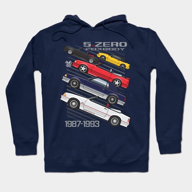 5.ZERO Stang Stances Hoodie by JRCustoms44